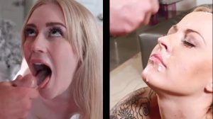A Pretty Blonde Give You A Blow Job Cum In Her Mouth Or On Her Face?