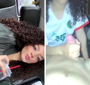 Cute Curly Haired Beauty Makes For A Good Cocksucking Slut