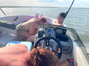 Reason #232 To Buy A Boat My Wife Up Front His Wife With Me 😈